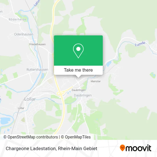 Chargeone Ladestation map