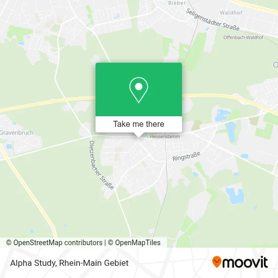 Alpha Study map