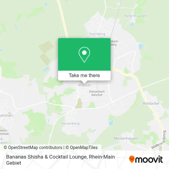 Bananas Shisha & Cocktail Lounge map