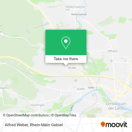 Alfred Weber map