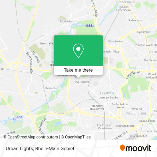Urban Lights map