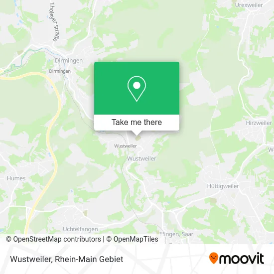 Wustweiler map