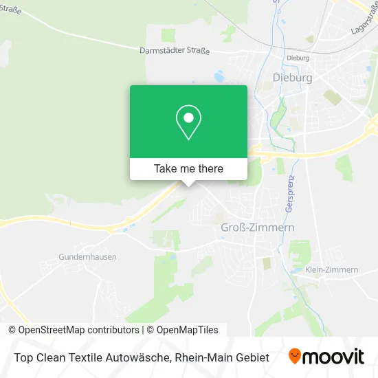 Top Clean Textile Autowäsche map