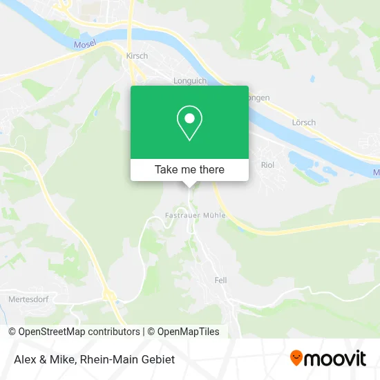 Alex & Mike map