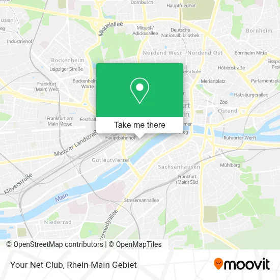 Your Net Club map