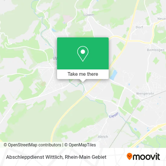 Abschleppdienst Wittlich map