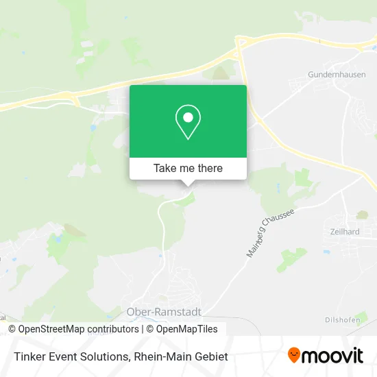 Tinker Event Solutions map