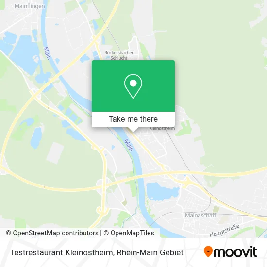 Testrestaurant Kleinostheim map
