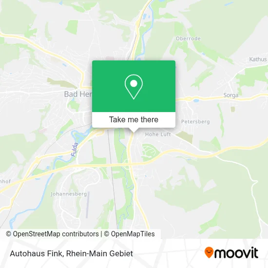 Autohaus Fink map