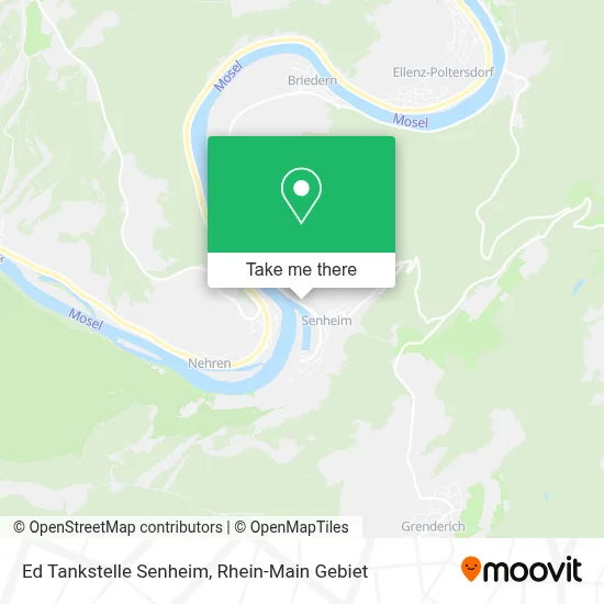 Ed Tankstelle Senheim map