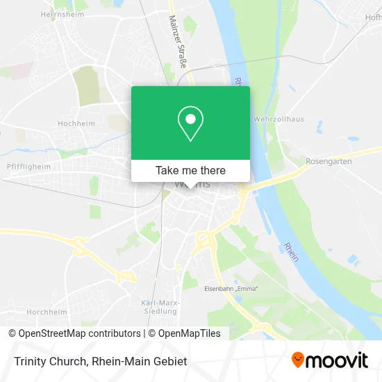 Trinity Church map
