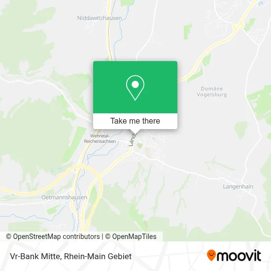 Vr-Bank Mitte map