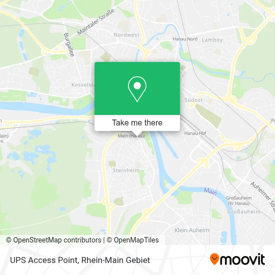 Ups Access Point map