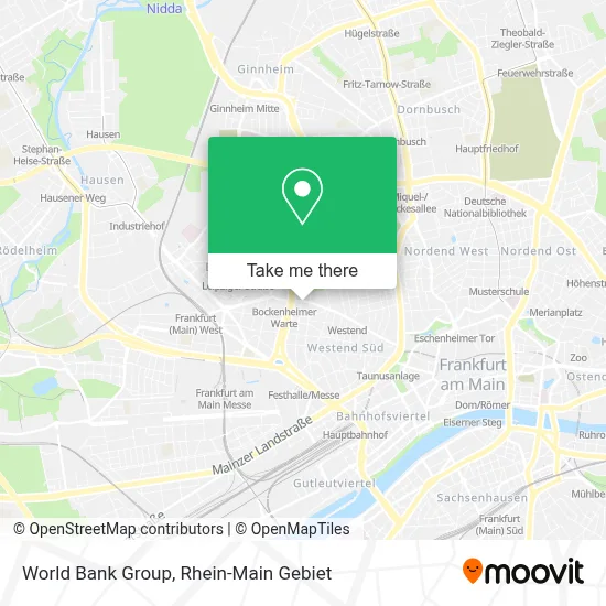 World Bank Group map