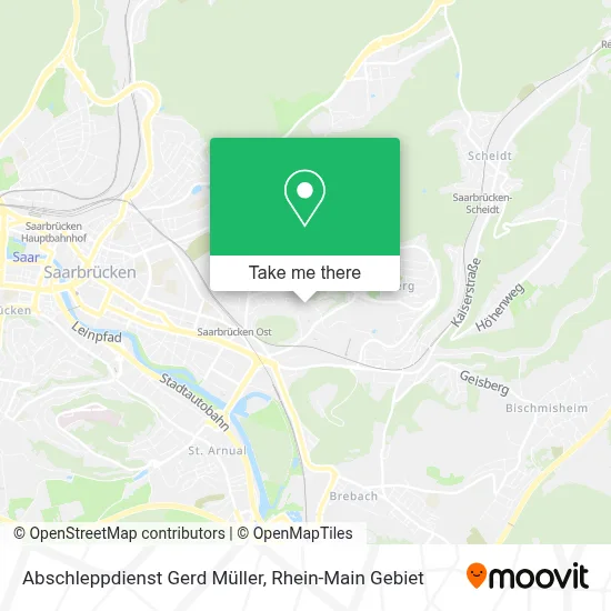 Abschleppdienst Gerd Müller map