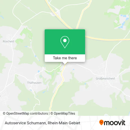 Autoservice Schumann map