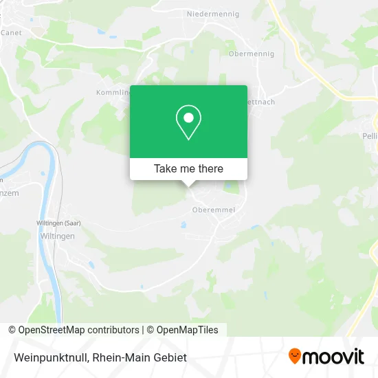Weinpunktnull map