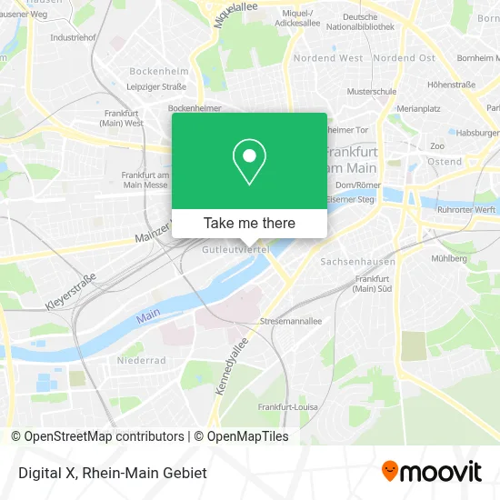 Digital X map