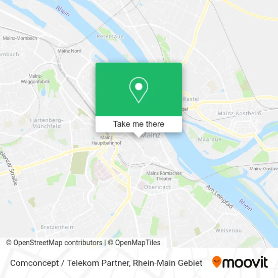 Comconcept / Telekom Partner map