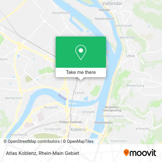 Atlas Koblenz map