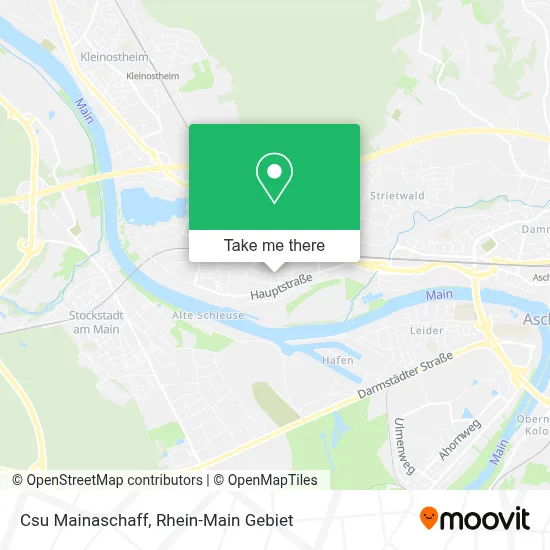 Csu Mainaschaff map