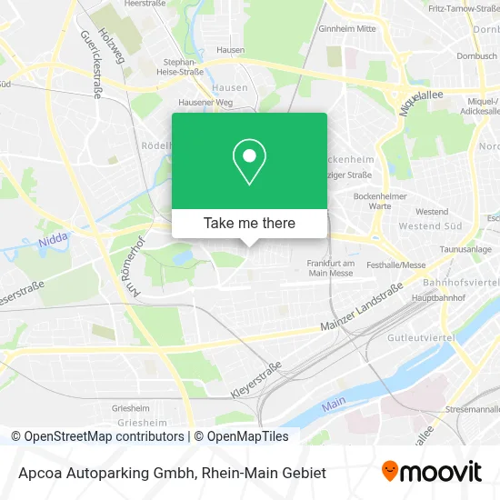 Apcoa Autoparking Gmbh map