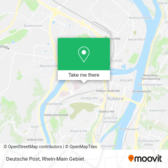 Deutsche Post map