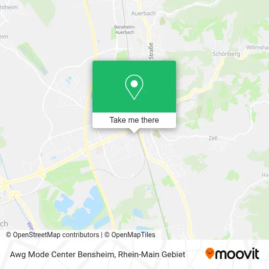 Awg Mode Center Bensheim map