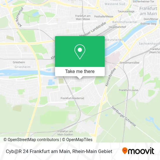 Cyb@R 24 Frankfurt am Main map