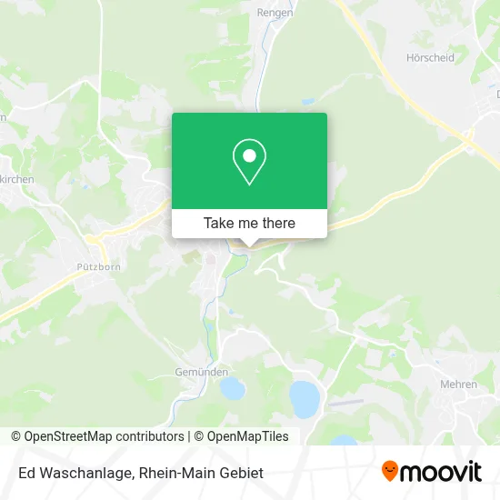 Ed Waschanlage map