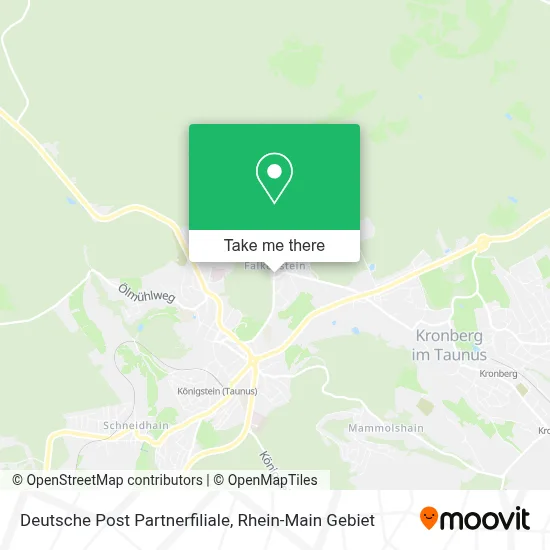 Deutsche Post Partnerfiliale map