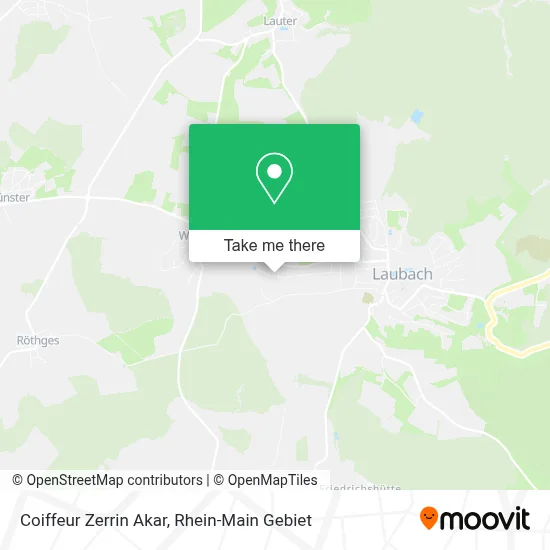 Coiffeur Zerrin Akar map