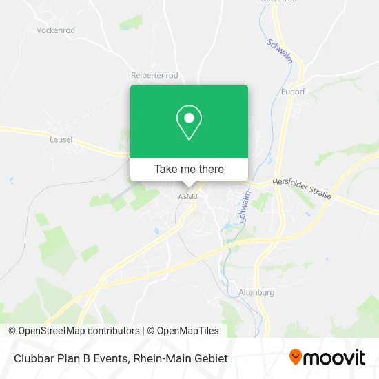 Clubbar Plan B Events map