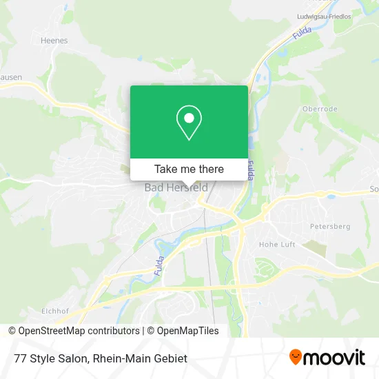 77 Style Salon map