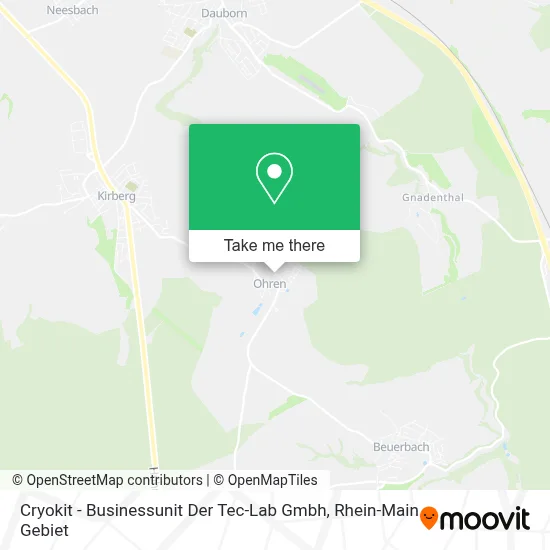 Cryokit - Businessunit Der Tec-Lab Gmbh map