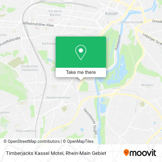 Timberjacks Kassel Motel map