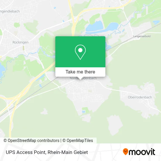Ups Access Point map
