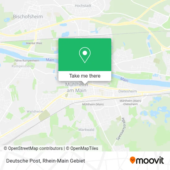 Deutsche Post map