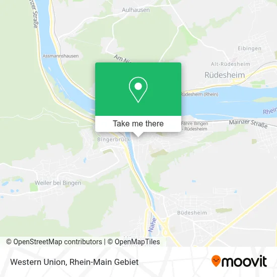Western Union map