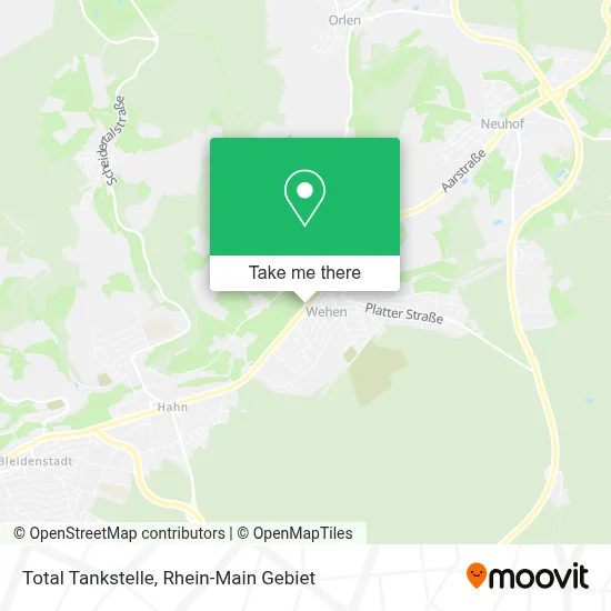 Total Tankstelle map