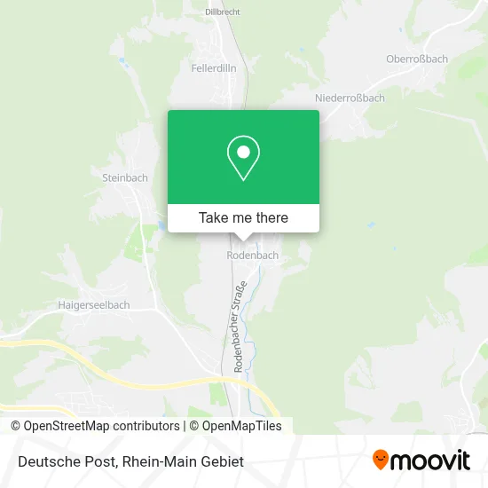 Deutsche Post map