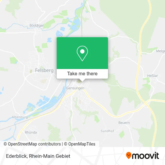 Ederblick map