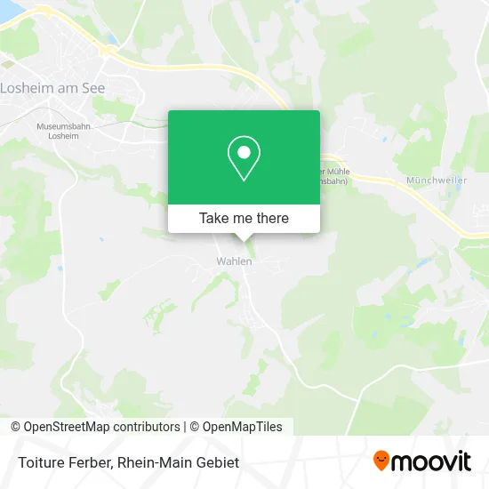 Toiture Ferber map
