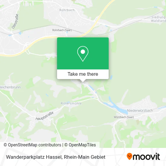 Wanderparkplatz Hassel map