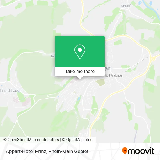 Appart-Hotel Prinz map