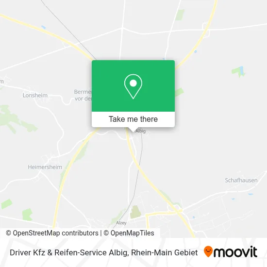 Driver Kfz & Reifen-Service Albig map