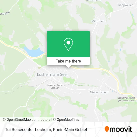 Tui Reisecenter Losheim map