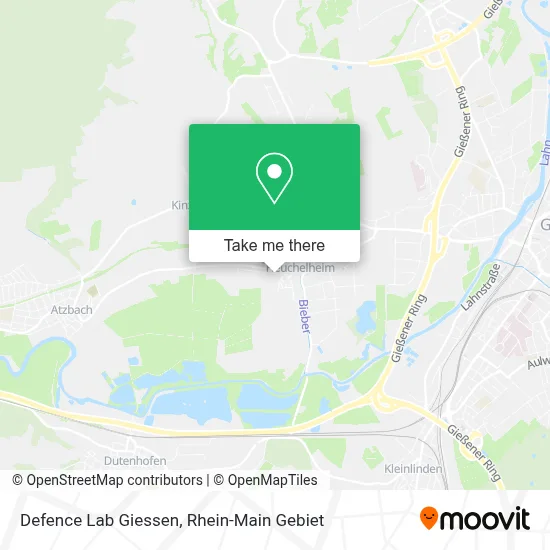 Defence Lab Giessen map