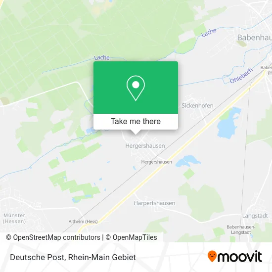 Deutsche Post map