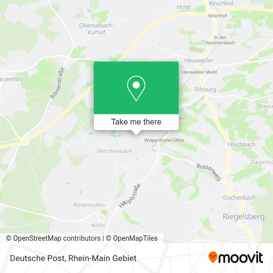 Deutsche Post map